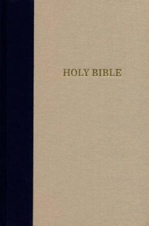KJV CENTER-COLUMN REFERENCE BIBLE GIANT PRINT BLUE/ TAN HC