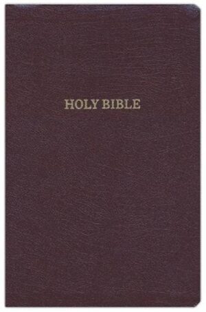 KJV CENTER-COLUMN REFERENCE BIBLE GIANT PRINT BURGUNDY BL