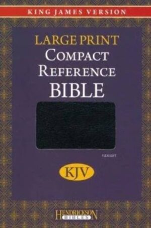 KJV COMPACT END-OF-COLUMN REFERENCE BIBLE LARGE PRINT BLACK IL