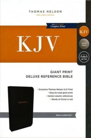 KJV End-of-page Reference Bible Super Giant Print Black IL