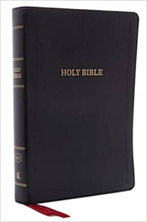KJV DELUXE PERS.SIZE CENTER COLUMN REFER.GP INDEX BIBLE BURG. LS