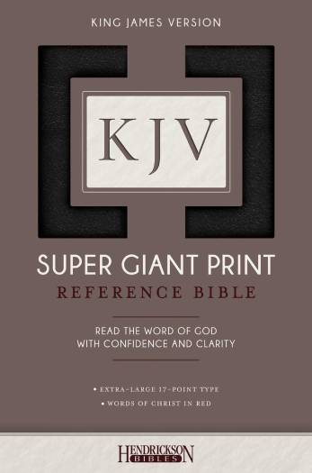 KJV END-OF-PAGE REFERENCES SUPER GIANT PRINT INDEXED BURG IL