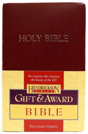 KJV - GIFT AND AWARD BIBLE BURGUNDY IL