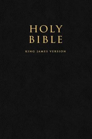 KJV PERSONAL SIZE GIANT PRINT REFERENCE BIBLE, BLACK (IL)