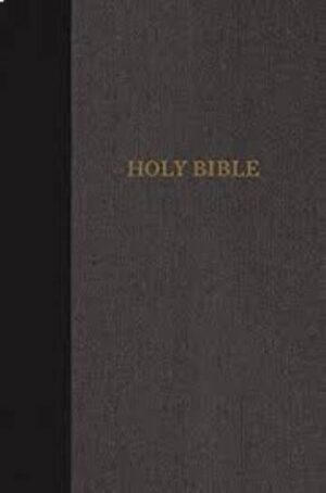 KJV THINLINE BIBLE STANDARD PRINT BLACK/GRAY HC