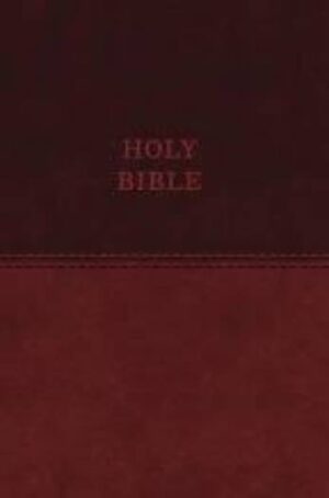 KJV VALUE THINLINE BIBLE STAND.PRINT RED LETTER EDITI. BROWN LS