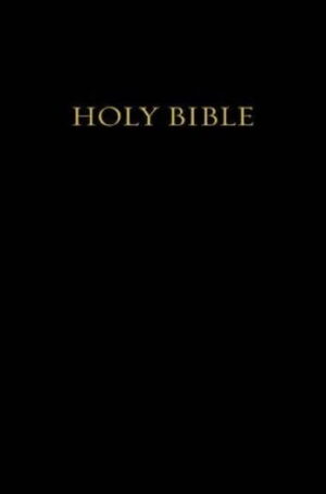 KJV PERS. SIZE END-OF-PAGE REFER BIBLE GIANT PRINT BLACK LS