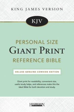 KJV - PERSONAL SIZE GIANT PRINT REFERENCE BIBLE IL BURGUNDY