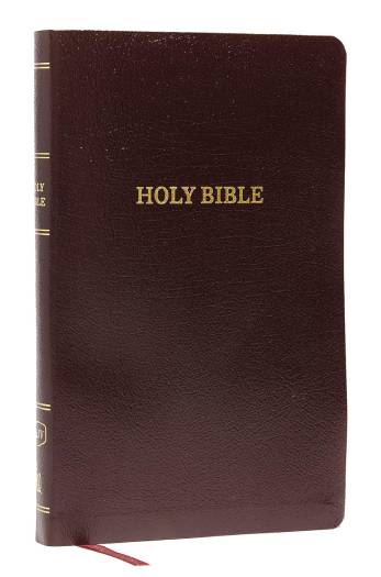 KJV - THINLINE END-OF-VERSE REFERENCE BIBLE, BURGUNDY, BL