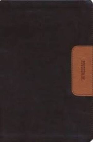 MESSAGE ,THE SLIMLINE EDITION BIBLE BROWN/SADDLE TAN IL