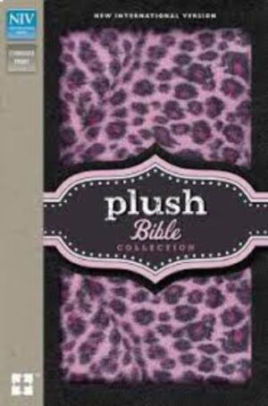 NIV - PLUSH BIBLE, THINLINE, PINK SPARKLE LEOPARD
